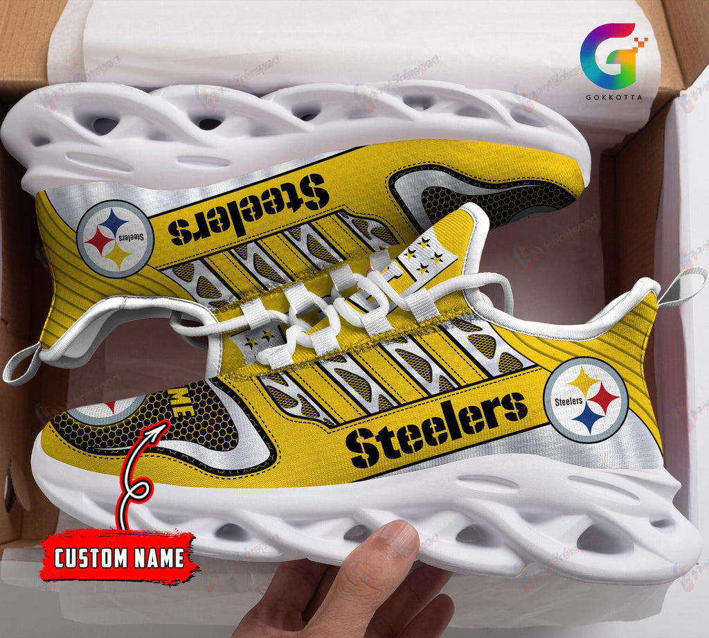 Pittsburgh Steelers Personalized MAX SOUL SHOES 234