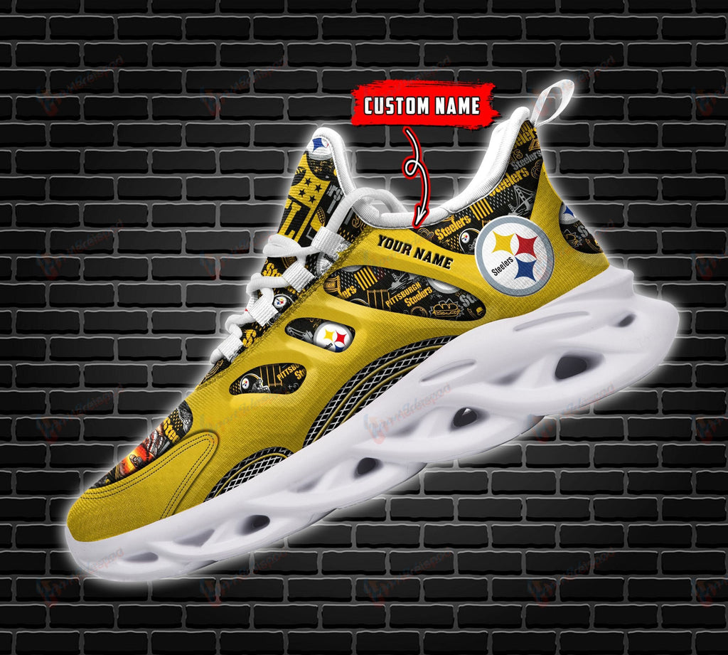 Pittsburgh Steelers Personalized MAX SOUL SHOES 198