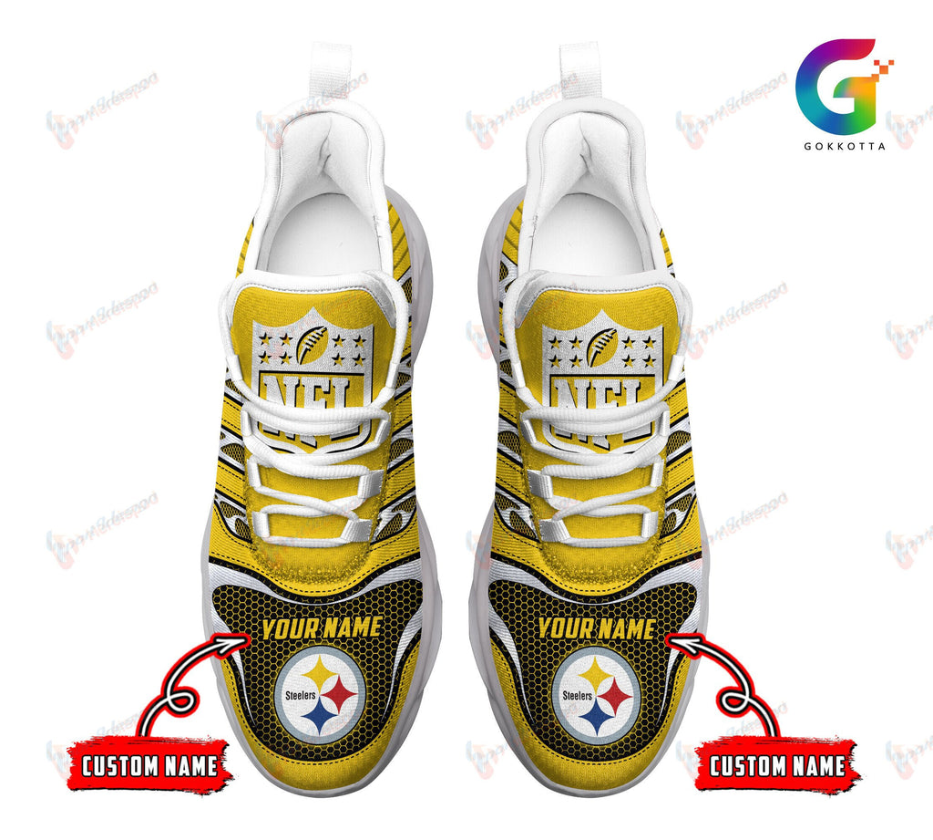 Pittsburgh Steelers Personalized MAX SOUL SHOES 234
