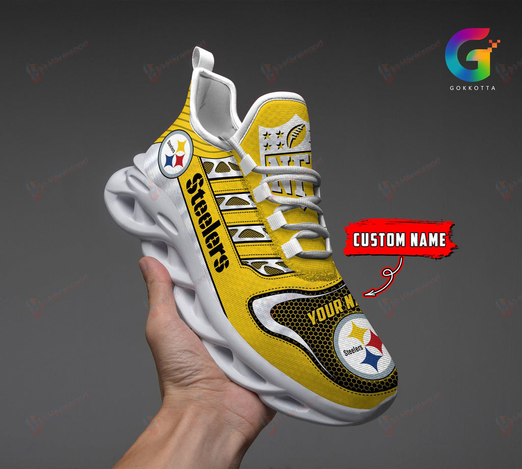 Pittsburgh Steelers Personalized MAX SOUL SHOES 234