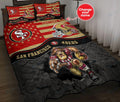 San Francisco 49ers Personalized Quilt Set BG28