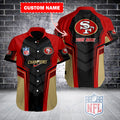 San Francisco 49ers Personalized Button Shirt BB339