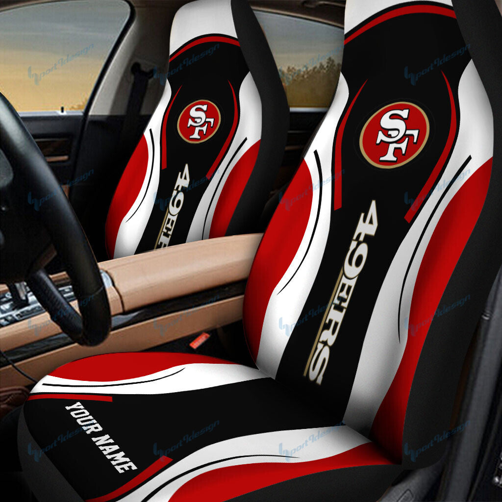 San Francisco 49ers Personalized Car Seat Covers BG55
