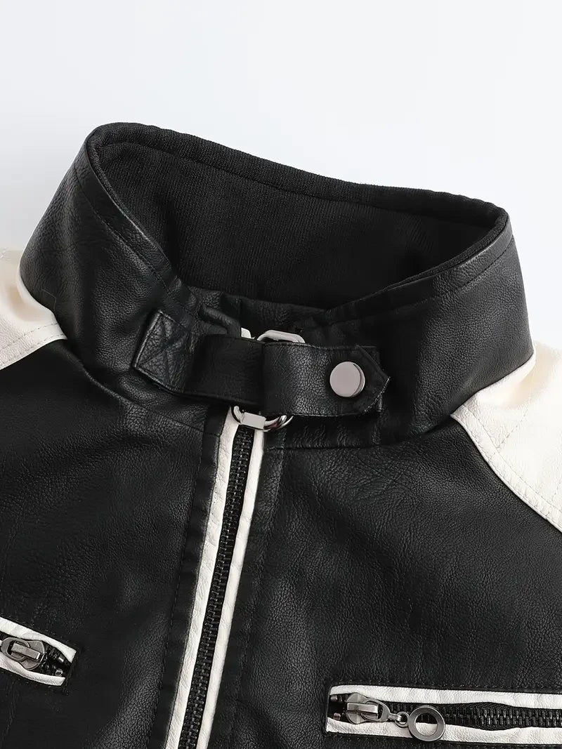 Philadelphia eagles block leather jacket EAG2102