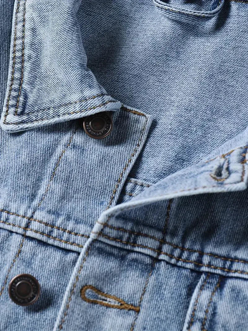 Kansas City Chiefs Personalized Premium Denim Jacket S9DJ002
