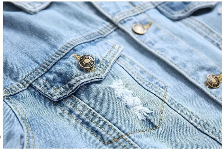 Kansas City Chiefs Personalized Premium Denim Jacket S9DJ071