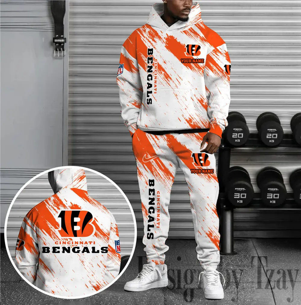 Cincinnati Bengals Combo Sweatpants And Hoodie Gift For Fan AZHD1360