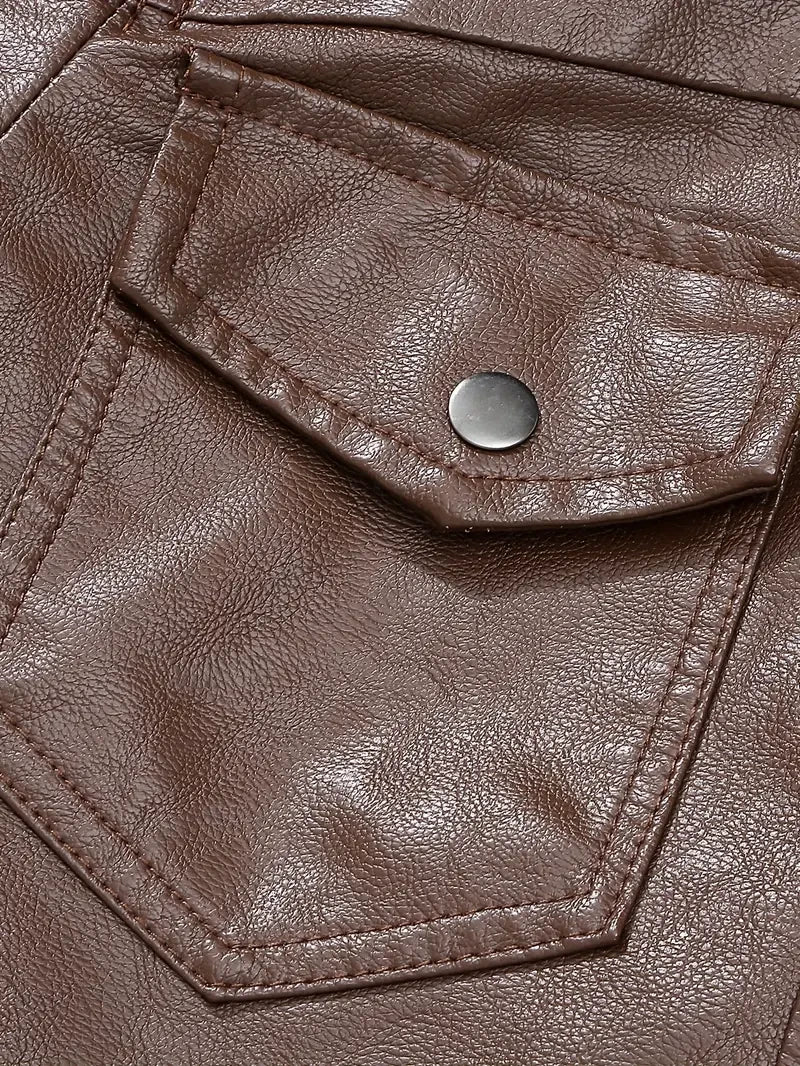 Premium & Ultra-Thick Leather Jacket with Fleece Hood - Washington Redskins PHVK8419