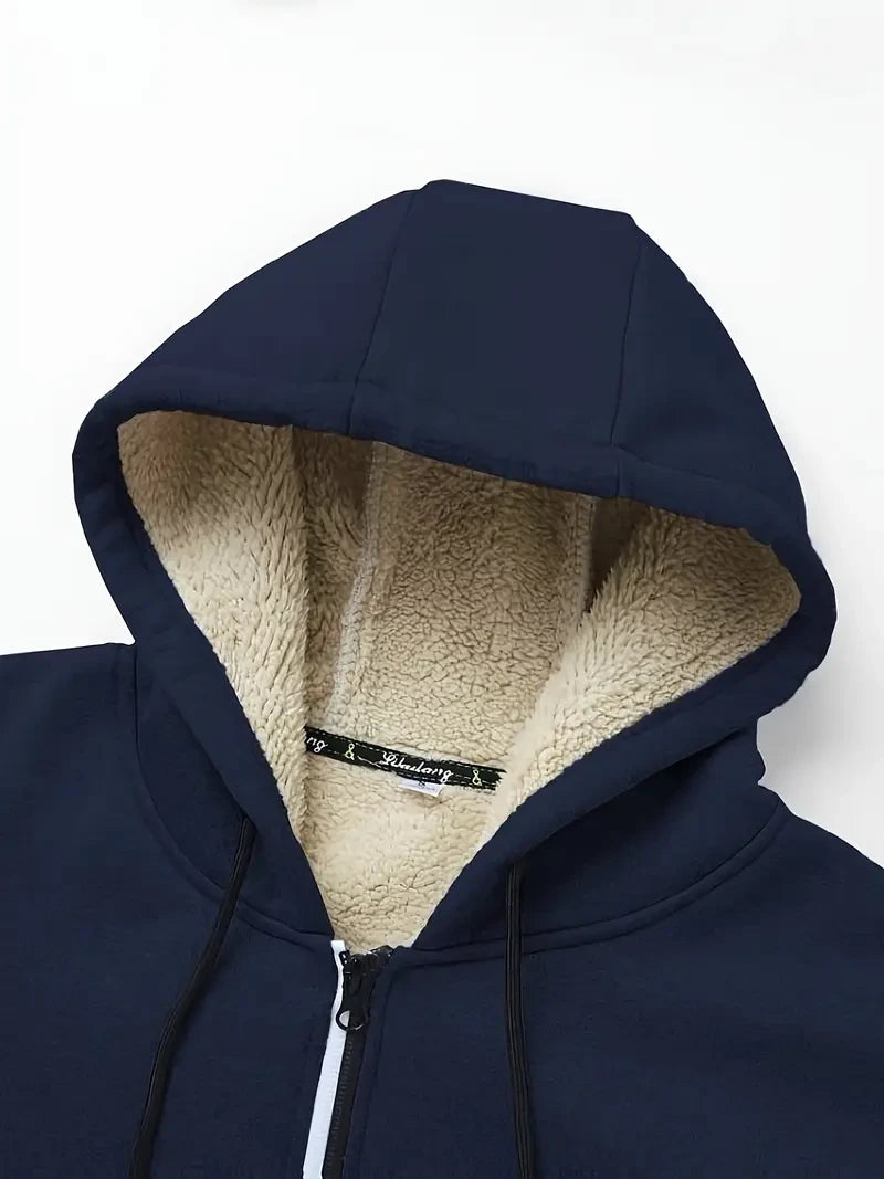 Premium Sherpa-Lined Winter Hoodie – Personalized Edition San Francisco 49ers VITZC098