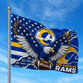 Los Angeles Rams - Flag-Custom Name VA4258