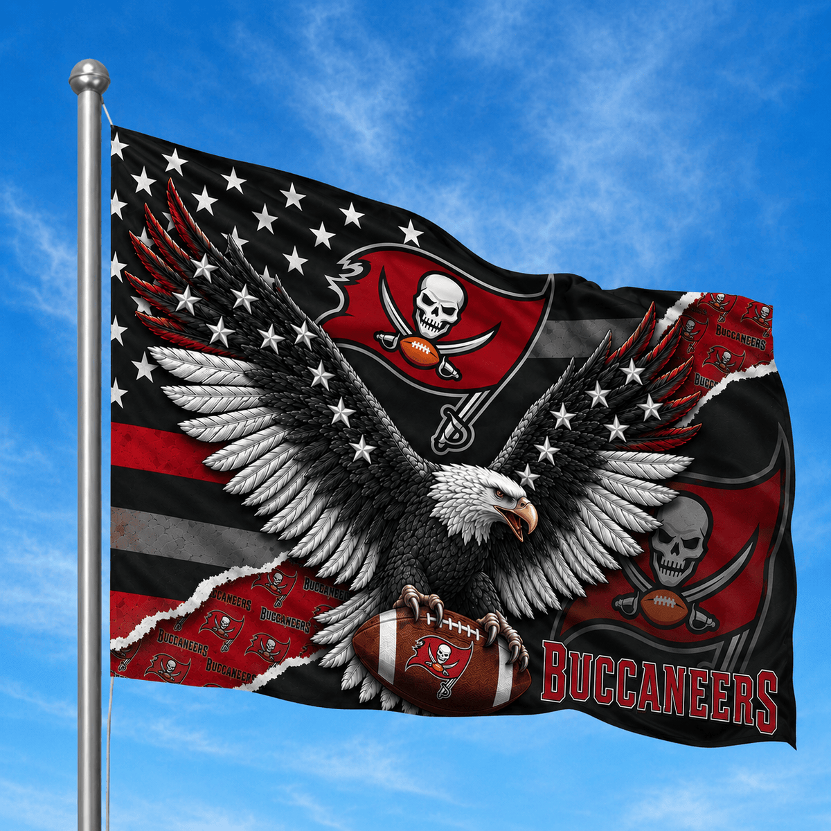Tampa Bay Buccaneers - Flag-Custom Name VA4266