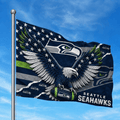 Seattle Seahawks - Flag-Custom Name VA4276