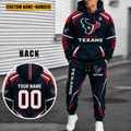 Houston Texans Personalized Combo Sweatpants And Hoodie Gift For Fan VA1023