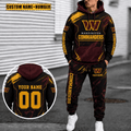 Washington Commanders Personalized Combo Sweatpants And Hoodie Gift For Fan VA1067