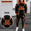Cincinnati Bengals Personalized Combo Sweatpants And Hoodie Gift For Fan VA1091