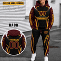 Washington Commanders Personalized Combo Sweatpants And Hoodie Gift For Fan VA10101