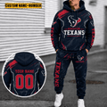Houston Texans Personalized Combo Sweatpants And Hoodie Gift For Fan VAN3124