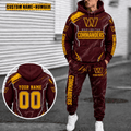 Washington Commanders Personalized Combo Sweatpants And Hoodie Gift For Fan VAN3130