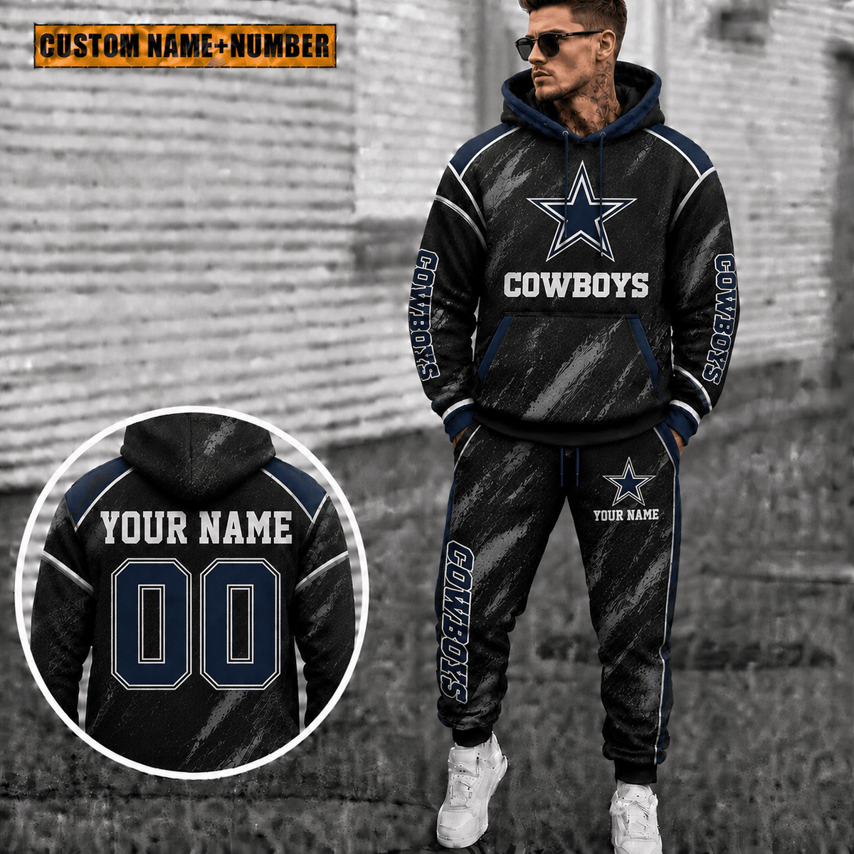 Dallas Cowboys Personalized Combo Sweatpants And Hoodie Gift For Fan VAN8233