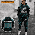 Philadelphia Eagles Personalized Combo Sweatpants And Hoodie Gift For Fan VAN8237