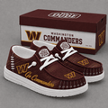 Washington Commanders | Premium NFL Football Field Fan Loafer Shoes - VA33110