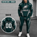 Philadelphia Eagles Personalized Combo Sweatpants And Hoodie Gift For Fan VAN55232