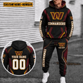 Washington Commanders Personalized Combo Sweatpants And Hoodie Gift For Fan VAN44121