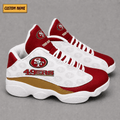 San Francisco 49ers Chiefs Air JD13 Sneakers VA338930