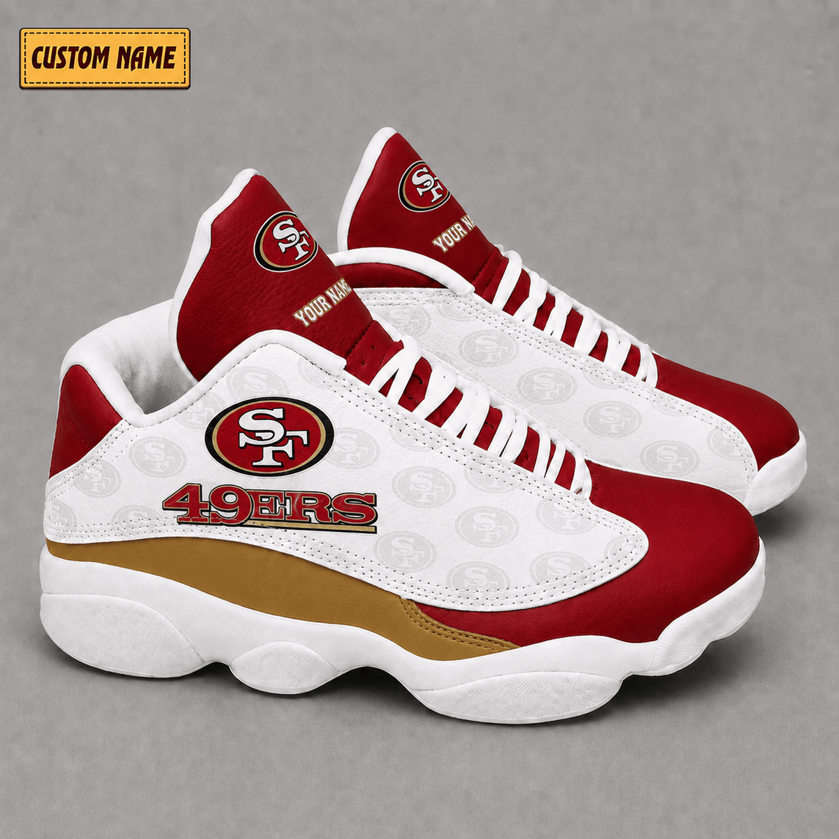 San Francisco 49ers Chiefs Air JD13 Sneakers VA338930