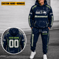 Seattle Seahawks Personalized Combo Sweatpants And Hoodie Gift For Fan VAN77178