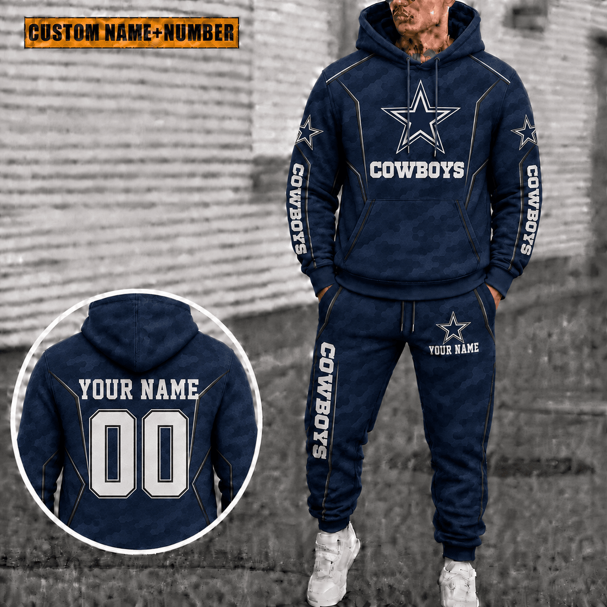 Dallas Cowboys Personalized Combo Sweatpants And Hoodie Gift For Fan VAN88199