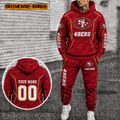 San Francisco 49ers Personalized Combo Sweatpants And Hoodie Gift For Fan VAN88100