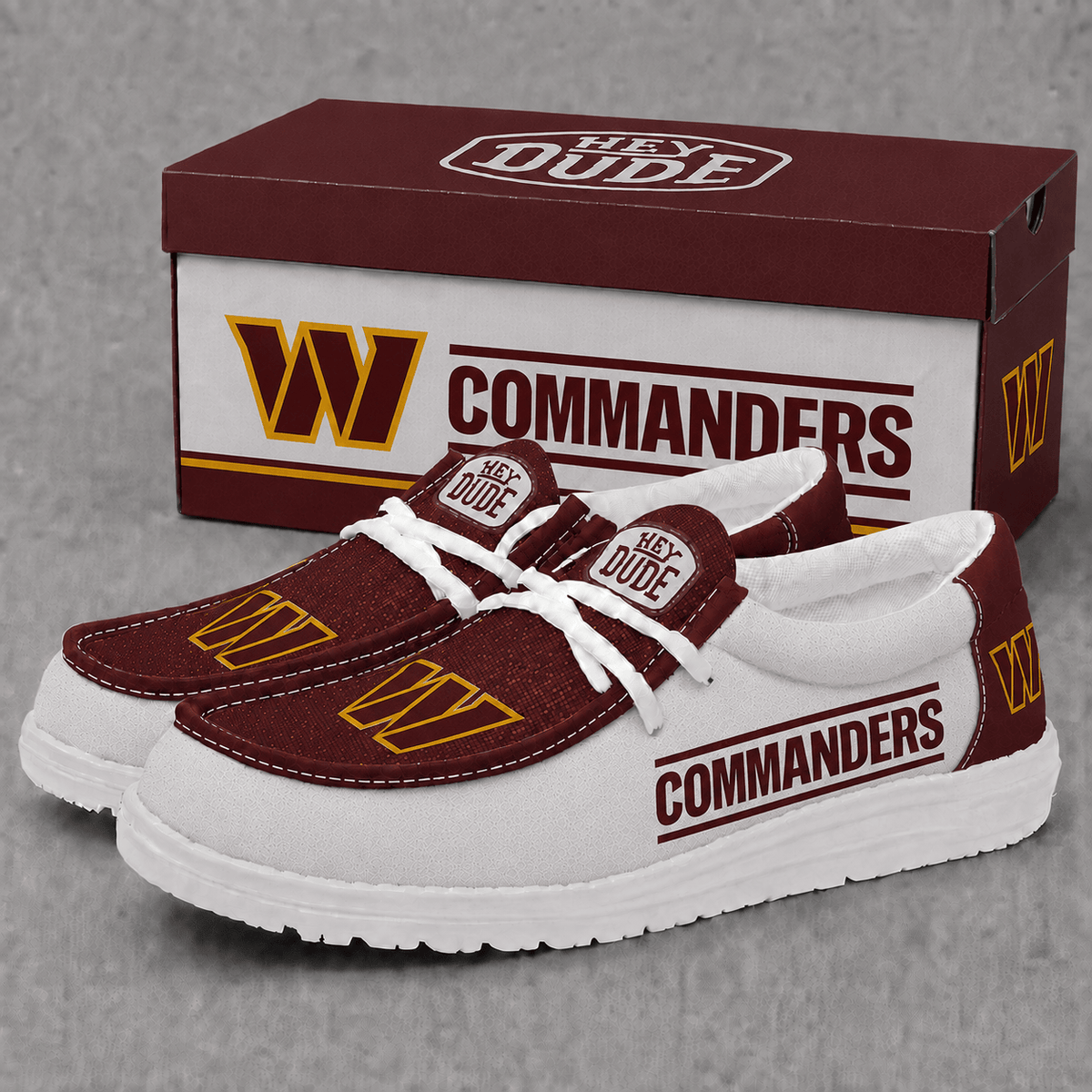 Washington Commanders | Premium NFL Football Field Fan Loafer Shoes - VA22531