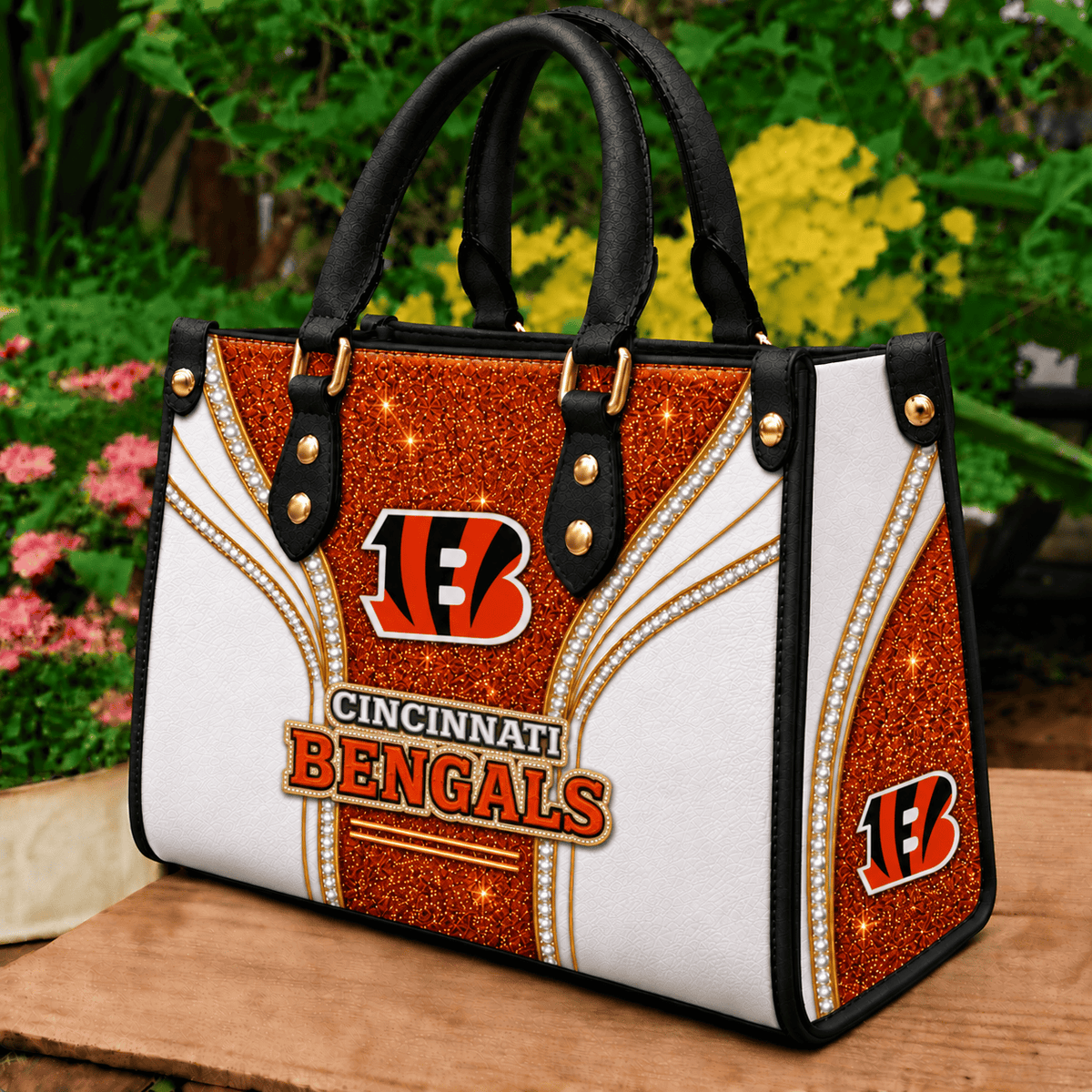 Cincinnati Bengals Leather Handbag – A Gift She’ll Carry with Pride | MGHU07