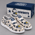 Dallas Cowboys | Premium NFL Football Field Fan Loafer Shoes - VA61527