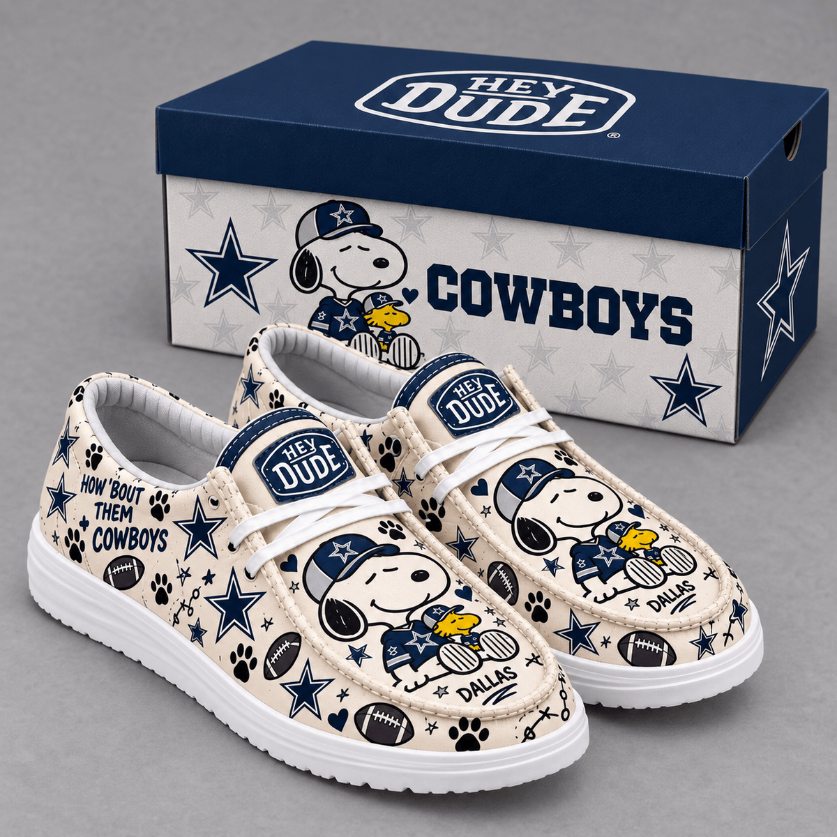 Dallas Cowboys | Premium NFL Football Field Fan Loafer Shoes - VA61527