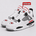 Kansas City Chiefs Personalized AJ4 Sneaker VA336