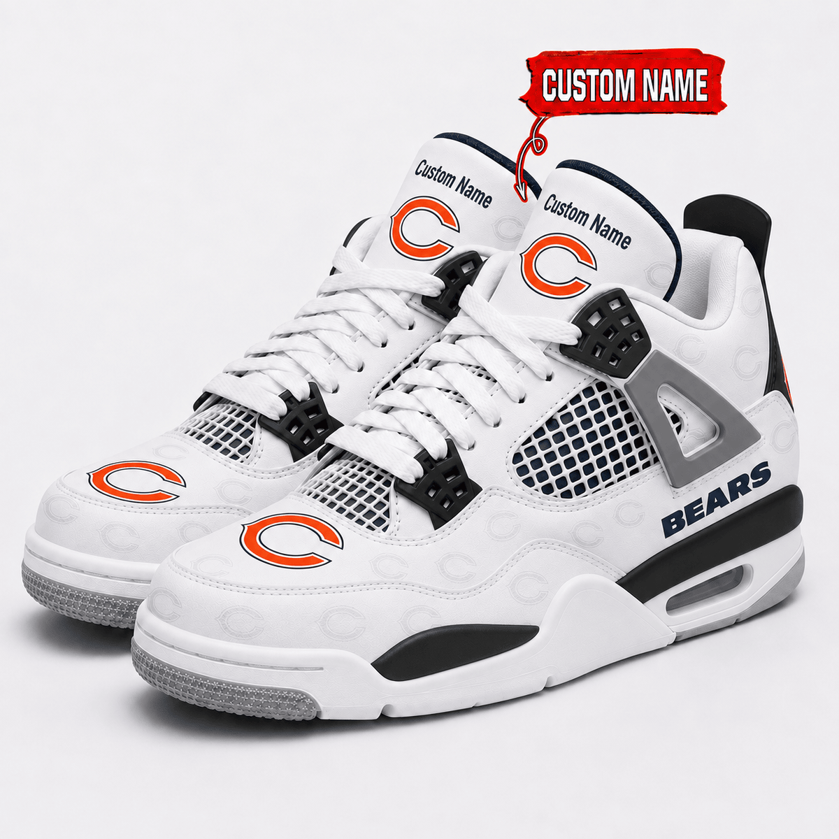 Cincinnati Bengals Personalized AJ4 Sneaker VA338