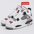 Tampa Bay Buccaneers Personalized AJ4 Sneaker VA353
