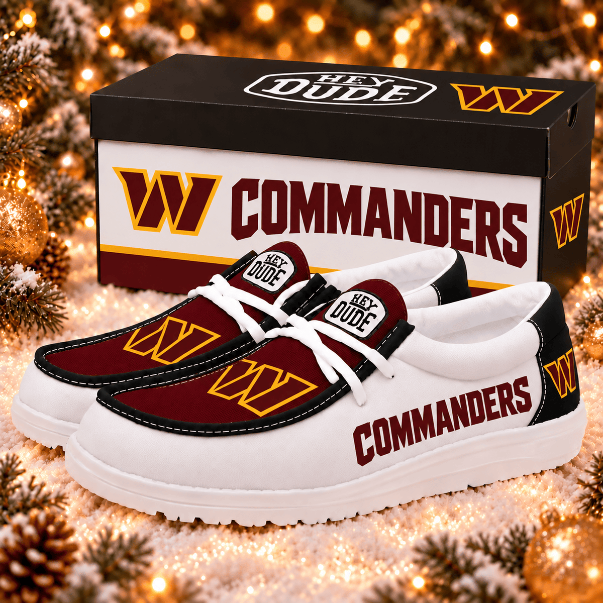 Washington Commanders | Premium NFL Football Field Fan Loafer Shoes - VAN826522