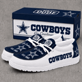 Dallas Cowboys | Premium NFL Football Field Fan Loafer Shoes - VAN97606