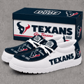 Houston Texans | Premium NFL Football Field Fan Loafer Shoes - VAN97628