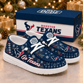 Houston Texans | Premium NFL Football Field Fan Loafer Shoes - VAN64627