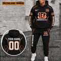 Cincinnati Bengals Personalized Combo Sweatpants And Hoodie Gift For Fan VAN1513