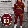 Washington Commanders Personalized Combo Sweatpants And Hoodie Gift For Fan VAN1531