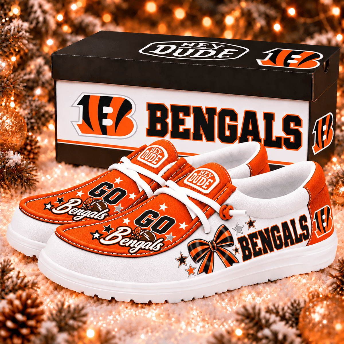 Cincinnati Bengals | Premium NFL Loafer Shoes - VAN36866