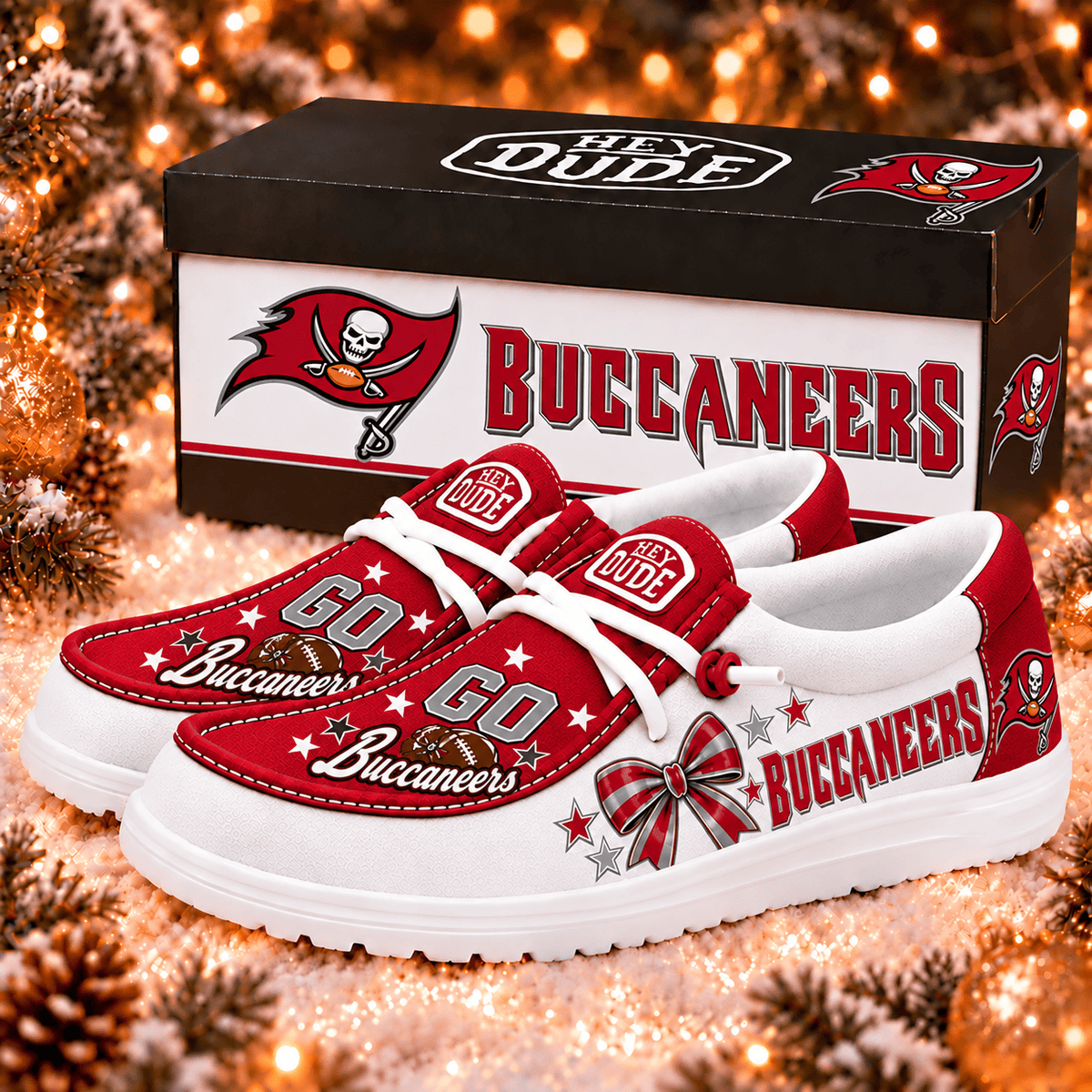 Tampa Bay Buccaneers | Premium NFL Loafer Shoes - VAN36878