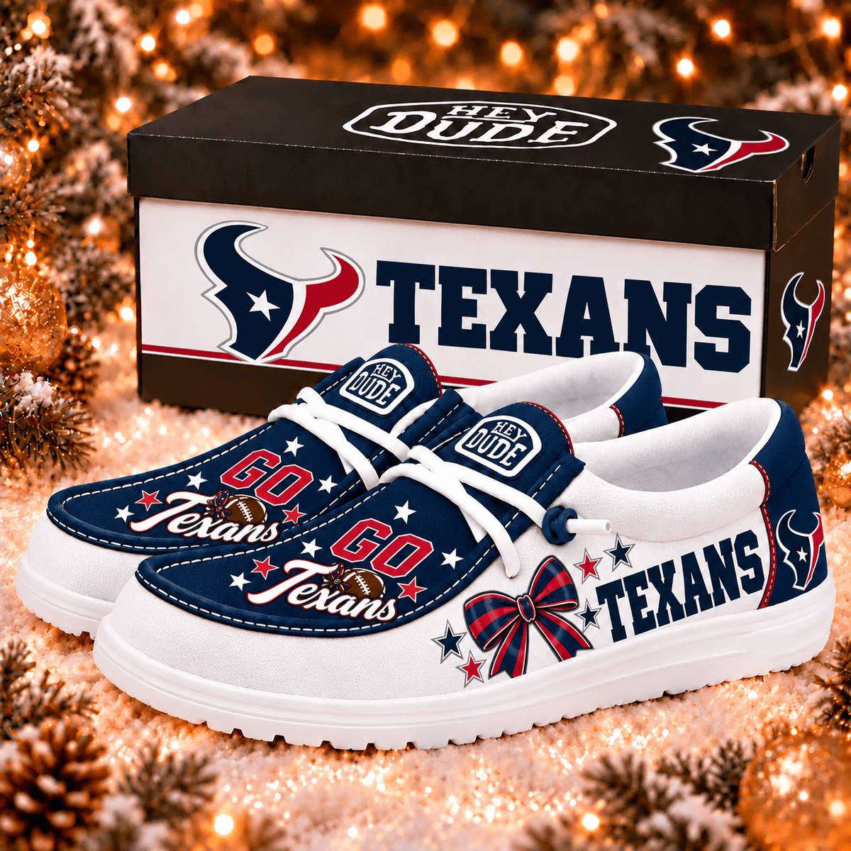 Houston Texans | Premium NFL Loafer Shoes - VAN36890