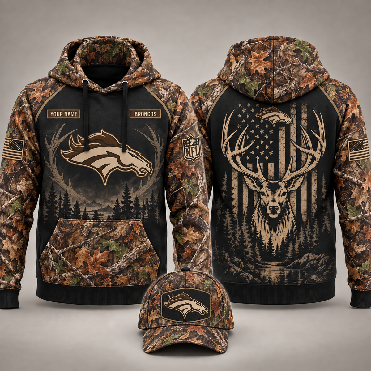 Broncos x Hunting Limited Edition Hoodie - BRC230926M1