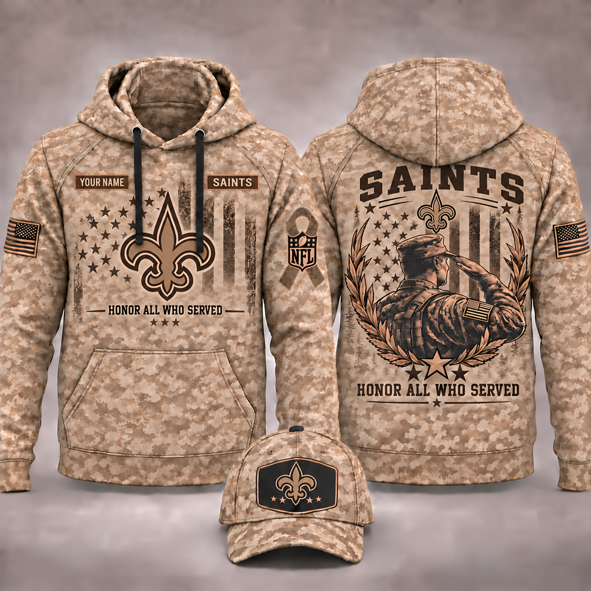 NOS x Veteran Day Limited Edition Personalized Hoodie - NOS280926M1